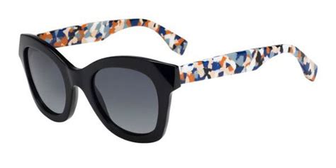 Fendi FF 0204/S FENDI CHROMIA 5MB/HD Sunglasses in Black 